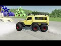 TRANSPORTING POLICE CARS, MONSTER TRUCK, AMBULANCE, CARS, FIRE TRUCK OF COLORS! WITH TRUCKS! - FS 22