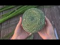 A very simple method of weaving from forest grass. We make a basket or mat (Itelmen weaving)