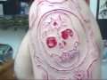 New trend Scarring tattoos. Warning: Graphic! !