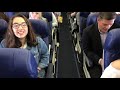 Plainfield North choir sings on a plane