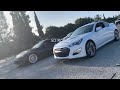 Genesis Coupe 3.8 vs Nissan 370z vs Stinger GT RWD