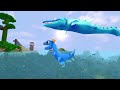 SURVIVAL ISLAND RAINBOW DINOSAURS! (Minecraft)