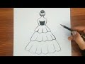 Girl Backside Drawing Step by Step | Drawing pictures pencil shading