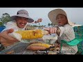 287,USA Câu Ghẹ Dính Nhìn Sướng Mắt Nướng Ăn,Fishing Crab Grilled&Eat[Phuong Kien Giang Vietnam/USA