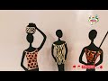 Best out of waste | African dolls diy idea| #Dolls | Arush diy craft ideas