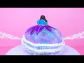 DIY AMAZING Miniature Cardboard House Frozen Castle and Princess Dress ❤️ DIY Miniature House