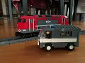 Lego train chase stop motion