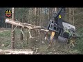 Dangerous Fastest Chainsaw Cutting Tree Machine Skills - Heavy Biggest Felling Tree Machine Working