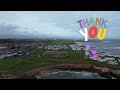 Couple statue Newbiggin-by-sea 4K