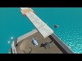 Sky-High Narrow Bridge | Escape from Behemoth - Animal Revolt Battle Simulator