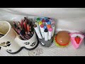 desk organisation video | cute aesthetic video|.