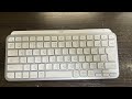 LogicoolのMXKYESMINI、開封動画