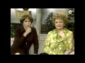 Lucille Ball on DINAH SHOW w. Carol Burnett - 1976