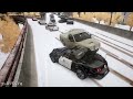 GTA 4 WINTER CRASH TEST OF REAL CARS  WINTER MOOD (WINTER CRASH TEST #92)