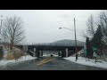 Snowy, rainy drive from Middletown, to Roscoe and Downsville NY hyperlapse