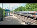 Amtrak and MARC Trains at Odenton Station