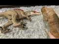 Spinosaurus vs Tyrannosaurus rex Stop-Motion