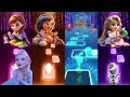 Moana How Far I'll Go | Elsa Let It Go | Anna Do You Want to Build a Snowman | Woah! I see the light