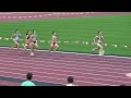 [日本選手権]女子4×400mリレー決勝