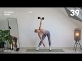 60 MIN FULL BODY POWER WORKOUT DB | Knee Friendly | + Weights | Core | Back | Strength | No Jumping