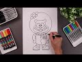 How To Draw Sandy Cheeks | Spongebob Squarepants