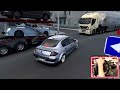 DEDEMİN ARABASIYLA KÖYDE PİYASA YAPTIM !!! MODİFİYELİ MEGANE 2 ETS 2 MOD [ Logitech G29 ]