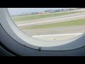 American Airlines A321 row 1 plane view landing