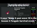 DEVS LEAKED THE NEW PENGUIN SURVIVAL UPDATE IN ROBLOX BEDWARS?