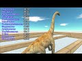 Dinosaur speed race. Swirl course from outside to inside! | Animal Revolt Battle Simulator