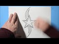 Star Design #2 / Simple Tribal Style / How To Draw / Graphic Art / JSHcreates