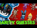 WHAT WILL THE RARITYS BE ON THE NEW FNAF MINIS???