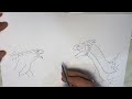 How to Draw Shimo vs Godzilla Face Off | Godzilla x Kong: The New Empire