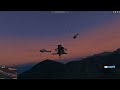 GTA 5 - Franklin vs. Police Helicopters Best Scene GTA V