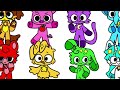 POPY PLAYTIME Chapter 3 COLORING PAGES | How to Color All Characters Smiling Critters