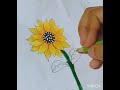 how to draw sunflower 🌻very easy drawing step by step |yt video viral|drawing 😇