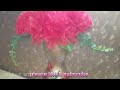 plastic bottle flower vase making - from white cement craft ideas/at home craft ideas