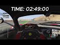 Ferarri fXX-K inside view (hotlap)