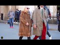 MILAN STREET FASHION 2024❄️HOW TO STYLE A FUR COAT? WOMAN FUR COAT OUTFIT LOVERS IN ITALY