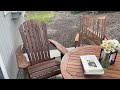 Setting up my patio furniture was a game-changer | Single woman summer living