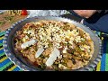A big pizza 🍕 with homemade cheese:Cooking in nature,Village recepies in the garden🫓🧀😋