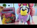 Bluey Gets Ready Packing Road Trip Disney Princess Backpack Makeup Accessories!