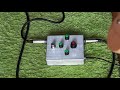 Reverb guitar effect pedal - finished - test