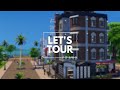 Jazz Bar, Restaurant and Hotel in Magnolia Promenade | The Sims 4 Stop Motion | NoCC