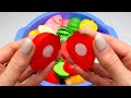 Satisfying Video | Drop Fruits and Vegetables in Blue Pool ASMR #5