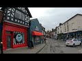 Walk in WHITCHURCH Shropshire ENGLAND UK - Town Centre 4K
