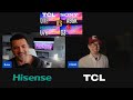 Unexpected Rivalry. TCL vs HISENSE Rising TV  Powers