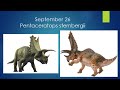 Age of Dinosaurs Calendar: September