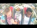 Kid Passes Out Three Times On Slingshot (w Windows sound fx)