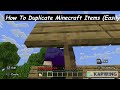 How to DUPLICATE Items in Minecraft! Low Amount of Effort Required