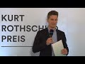 Kurt-Rothschild-Preisverleihung 2023: Felix Malte Dorn